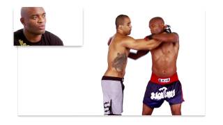 MMA Ultimate Set Anderson Silva Teaches Muay Thai Clinch Shoulder Dip [upl. by Gem142]