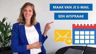 Outlook email toevoegen aan agenda [upl. by Noraa]