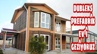 DUBLEKS PREFABRİK EV İNCELEME [upl. by Emogene775]