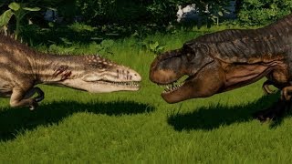 TRexModified VS 5 TRexAll Patterns  Jurassic World Evolution [upl. by Manley619]