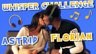 Astrid Les Anges 10 amp Florian  les amoureux saffrontent au Whisper Challenge [upl. by Euqinahs406]