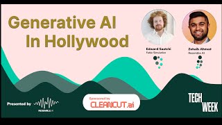 Generative AI in Hollywood  TechWeek SF 2023 [upl. by Gianina]