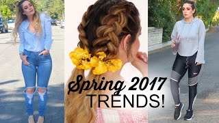 SPRING HAIR amp CLOTHING TRENDS  FESTIVAL OUTFIT IDEAS 2017 [upl. by Teddman]