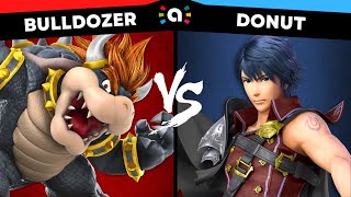 Bulldozer Bowser vs Donut Chrom  Super Smash Bros Ultimate Amiibo Fights [upl. by Avan]