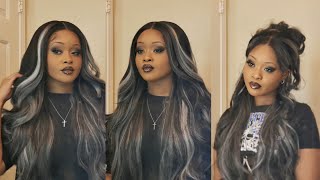 Sensationnel Vice Unit 14 Balayage Platinum wig Install  Nadia Danielle [upl. by Oek]