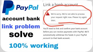 Paypal Bank Account Link Problem Solved  Live Proof  Paypal Bank Account Confirm Kaise Kare [upl. by Cioffred438]