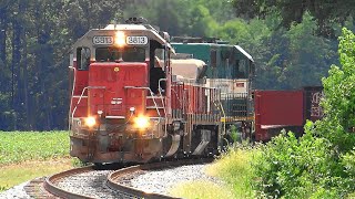 North Carolina and Virginia Railroad Slab Train Arrives in Ahoskie Virginia [upl. by Jenness565]