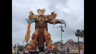 La sfilata dei Carri del Carnevale di Viareggio 2019 [upl. by Leugimesoj597]