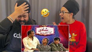 Indian Reacts To Shaadi Ka Interview  Umer Sharif And Sikandar Sanam Comedy [upl. by Adaiha]