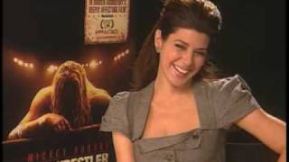 Marisa Tomei Interview for quotThe Wrestlerquot [upl. by Aizek175]