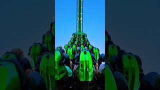 Riding the Incredible Hulk Roller Coaster at Universal universalstudios rollercoaster coaster [upl. by Airrat]