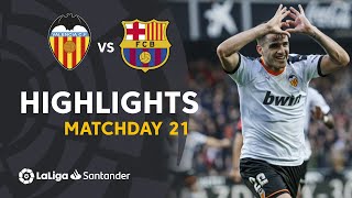 Highlights Valencia CF vs FC Barcelona 20 [upl. by Marley363]