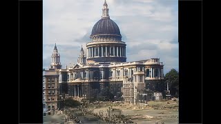 What glorious London really was like during WWII 19391945 in color AI enhanced amp colorized [upl. by Ahsocin]