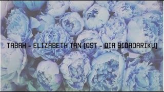 Tabah  Elizabeth Tan OST DIA BIDADARIKU x KARAOKE [upl. by Latonia]