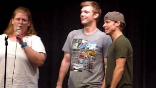 Backstreet Boys karaoke with fans 10000 promises  BSBcruise2010 [upl. by Lebasiairam]