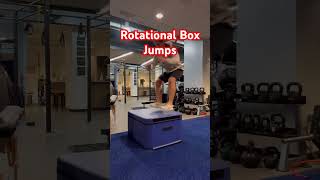 Try these if you’re a golfer rotational box jumps plyometrics boxjumps athlete golf [upl. by Lowney]