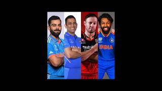 Virat 🆚 MSD 🆚 ABD 🆚 Hardik ☠️👽 cricket shorts [upl. by Leiand]