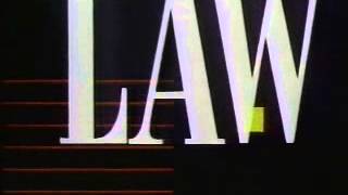 la law promo 1987 [upl. by Aynosal]