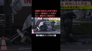 ⬆️本編はリンクから⬆️助かった4歳女の子「お母さんがまだ車の中に…」事故起こした車が炎上し運転手と投げ出された2歳女の子が死亡 [upl. by Lucy]