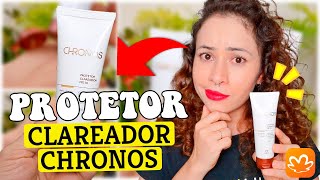 PROTETOR CLAREADOR NATURA CHRONOS FPS 70 CLAROMÉDIO  NÃO COMPRE ANTES DE VER ESSE VÍDEO [upl. by Kwang]