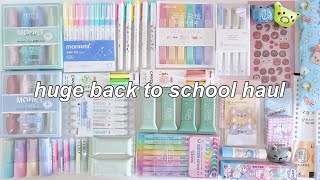 Huge back to school stationery haul 2024 ft stationerypal 🧸 aesthetic school supplies 🎀 [upl. by Eannej]