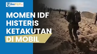 BOCOR LAGI Video Tentara Zionis Teriak Ketakutan saat Diserang Hamas Merengek Minta Segera Pergi [upl. by Attoynek]