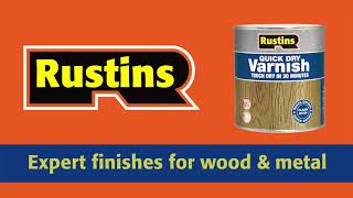 Rustins Quick Dry Clear Varnish [upl. by Nylirrehs]