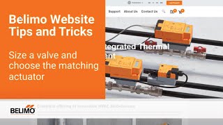 Belimo Website Tips amp Tricks Valve Sizing amp Selection Tool [upl. by Farnsworth]