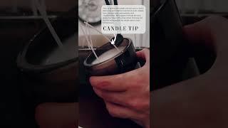 Candle Wick Trimming Tips for a Cleaner SootFree Burn [upl. by Ehrman87]