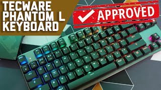 TECWARE PHANTOM L Keyboard OVERVIEW amp IMPRESSION  SOUND TEST [upl. by Hanad]