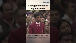 Rameshbabu Praggnanandhaa Chess conferred with Arjuna Award by President Murmu  Xtra Sports [upl. by Eanrahc]