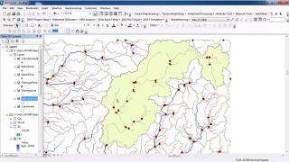 Watershed Delineation in GIS Very Easy Method [upl. by Etterual193]