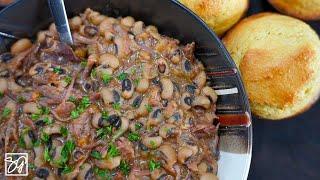 Southern Style Black Eyed Peas Recipe  Soul Food Sunday [upl. by Brenner820]