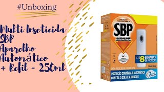 O MELHOR INSETICIDA 🦟🐛 SBP Automático Aparelho  Refil  250ml  Efetivo contra 4 tipos de Insetos [upl. by Zile]