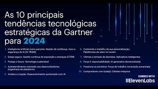 Gartner tendencias 2024 TI BR [upl. by Ernaline]