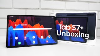 Samsung Galaxy Tab S7 Premium Android Tablet Unboxing amp Overview [upl. by Ahseined]