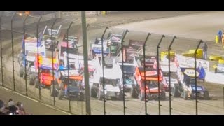 World of Outlaws NOS Energy Drink Sprint Cars Volusia Speedway Park February 5 2021  HIGHLIGHTS [upl. by Quintana]