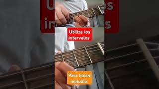 INTERVALOS DE TERCERA tutorialyoutube clasesdeguitarra shorts principiantes [upl. by Cerelia834]