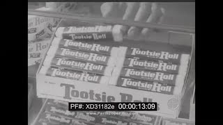 1960s TOOTSIE ROLL CANDY TV COMMERCIAL quotTOOTSIE ROLL LASTS A LONG TIMEquot XD31182e [upl. by Aleedis]