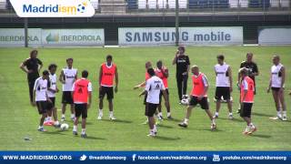 Real Madrid Players Play Keep Away in Training [upl. by Aneeg]