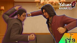 Majima VS Nishiki  Yakuza 0 Animated 3D Animation [upl. by Aibun]