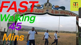 Fast walking in 45minates  Fitness [upl. by Eeralav]