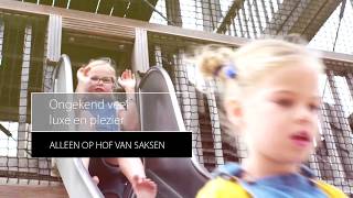 Luxe vakantiepark voor gezin in schoolvakantie 2019  Hof van Saksen Drenthe Nederland [upl. by Emalia]