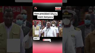 How Uhuru warned Kenyans of President Ruto rigathigachagua rutospeechtoday uhuru [upl. by Leahcimaj]