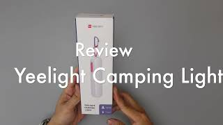 Review đèn LED cắm trại Yeelight Camping Light  Smart HomeKit [upl. by Atinob726]