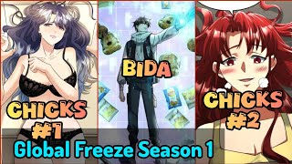 Season 1  Complete Global Freeze Tagalog Manhwa Recap [upl. by Annaoi]