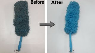 how to clean dusting brush easy way to clean dusting brush [upl. by Llevaj]