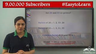 Coprime Numbers  Factors and Multiples  Class 5  CBSE  NCERT  ICSE [upl. by Barbarese]