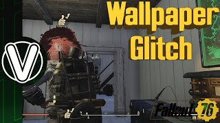 Fallout 76  Camp Wallpaper Glitch Make Your Camps Look Better Fallout 76 Guides [upl. by Leonteen2]