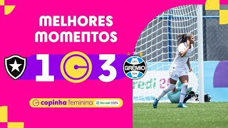 1º Rodada da Copinha Feminina 2024  Botafogo 1 X 3 Grêmio [upl. by Yeslehc742]